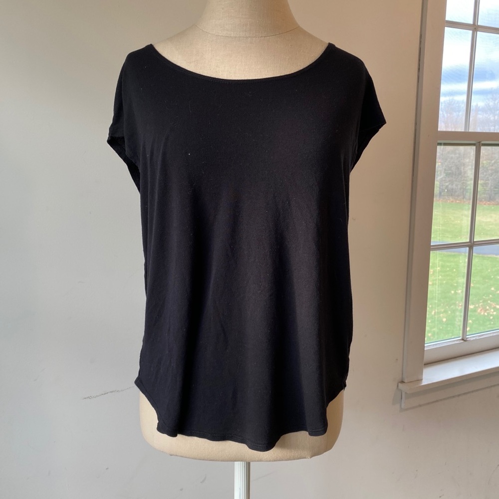 FOREVER 21 | black open back top